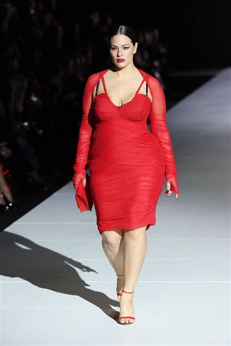 Model Ashley Graham Walked in a Dolce & Gabbana Fashion 